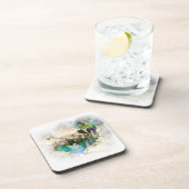 Faerie in Elven Pond Vignette Drankjes Onderzetter (Rechterzijde)