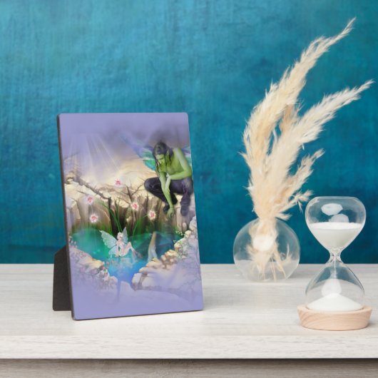 Faerie in Elven Pond Vignette Fotoplaat (Zijkant)