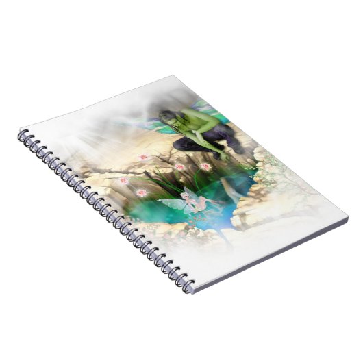 Faerie in Elven Pond Vignette Notitieboek (Rechterzijde)