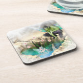 Faerie in Elven Pond Vignette Onderzetter (Linkerzijde)