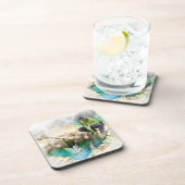 Faerie in Elven Pond Vignette Onderzetter (Rechterzijde)