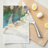 Faerie in Elven Pond Vignette Theedoek (Quarter Fold)