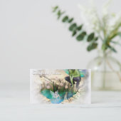 Faerie in Elven Pond Vignette Visitekaartje (Staand voorkant)