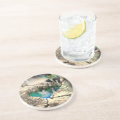 Faerie in Elven Pond Zandsteen Onderzetter (Zijkant)