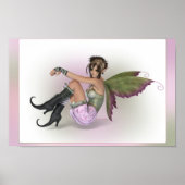 Faerie met houding poster (Voorkant)