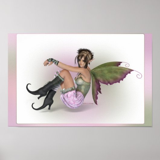 Faerie met houding poster (Voorkant)