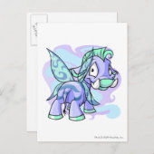 Faerie Moehog Briefkaart (Voorkant / Achterkant)