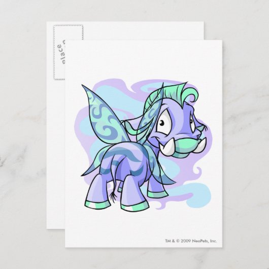 Faerie Moehog Briefkaart (Voorkant / Achterkant)