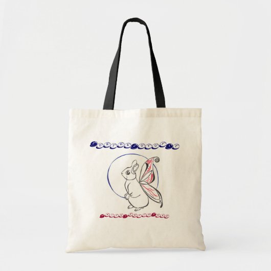 Faerie Rabbit Tote Bag (Voorkant)
