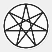 Faerie Star Ronde Sticker (Voorkant)