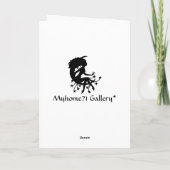 Faerie tuin - Gepersonaliseerd Feestdagen Kaart (Achterkant)