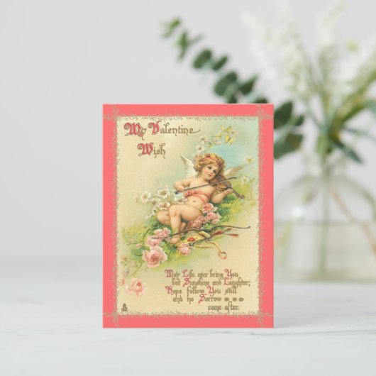  Faerie Valentijn Briefkaart (Staand voorkant)