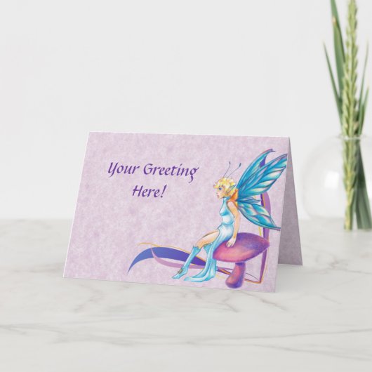 Faerie Wenskaart Kaart (Voorkant)