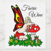 Faerie Wine Wijn Etiket (Enkel label)