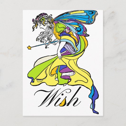 Faerie Wish Briefkaart (Voorkant)