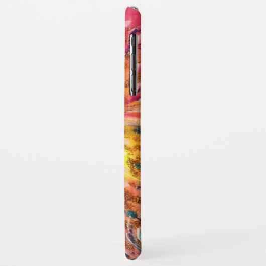 FAERIËNTEN VAN DE DAG/Vloeibaar, Roze Geel Case-Mate iPhone Case (Achterkant/links)