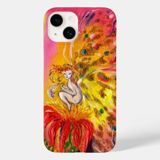 FAERIËNTEN VAN DE DAG/Vloeibaar, Roze Geel Case-Mate iPhone Case (Achterkant)