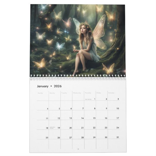 Faeries and their Magical Forest Kalender (Jan 2026)