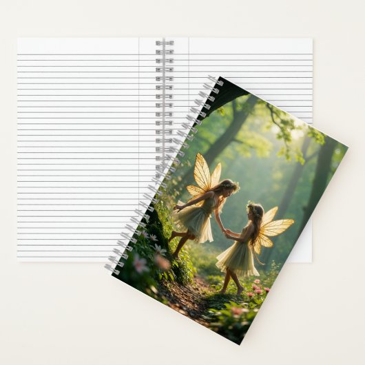 Faeries bij Play in the Forest Notitieboek (Binnen)