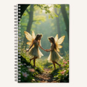 Faeries bij Play in the Forest Notitieboek (Voorkant)