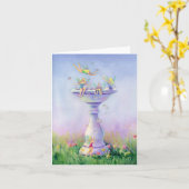 FAERIES BUBBLE BATH beroemd gemaakt door SHARON SH Kaart (Gele Bloem)