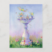 FAERIES BUBBLE BATH by SHARON SHARPE Briefkaart (Voorkant)