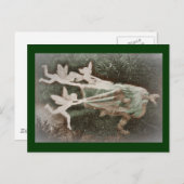 Faeries die Nisse (gnoom) vangen Briefkaart (Voorkant / Achterkant)