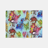 Faeries Fleece Blanket Deken (Voorkant (Horizontaal))