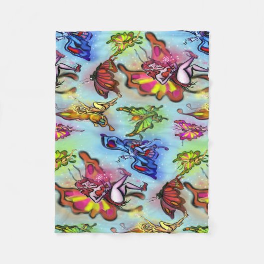 Faeries Fleece Blanket Deken (Voorkant)