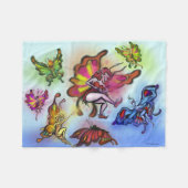 Faeries Fleece Blanket Deken (Voorkant (Horizontaal))