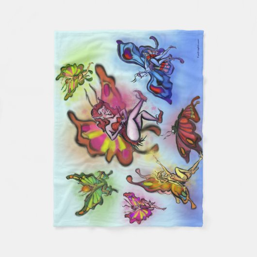 Faeries Fleece Blanket Deken (Voorkant)