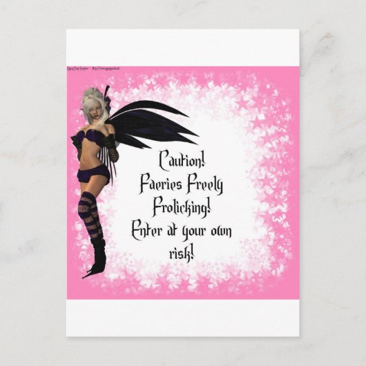 Faeries Freely Frolicking Briefkaart (Voorkant)