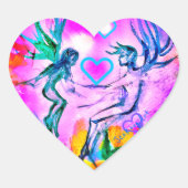 FAERIES PINK HART STICKER (Voorkant)
