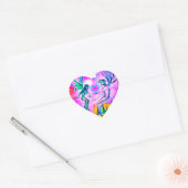 FAERIES PINK HART STICKER (Envelop)