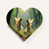 Faeries spelen in het bos Notitieboek (Voorkant)