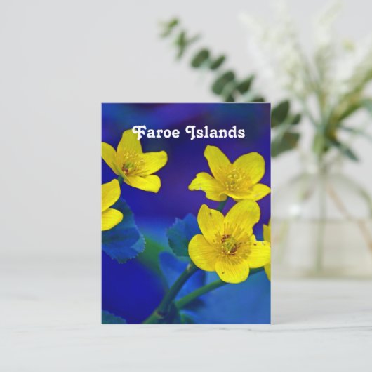 Faeröer Briefkaart (Staand voorkant)