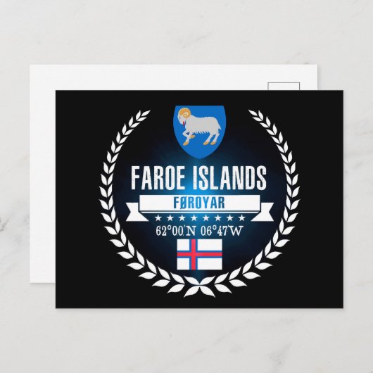 Faeröer Briefkaart (Voorkant / Achterkant)