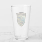 Faeröer Denemarken Reiskunst Vintage Glas (Achterkant)