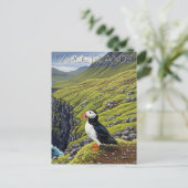 Faeröer Denemarken Reizen Briefkaart (Staand voorkant)