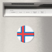 Faeröer Flag Magnet (Insitu (Vaatwasser))