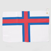 Faeröer Golfhanddoek (Horizontaal)