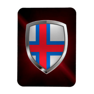 Faeröer Metallic Emblem Magneet
