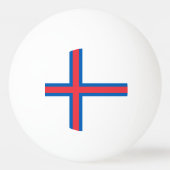 Faeröer Pingpongbal (Achterkant)