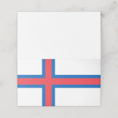 Faeröer Plaatskaartje (Buitenkant ongevouwen)