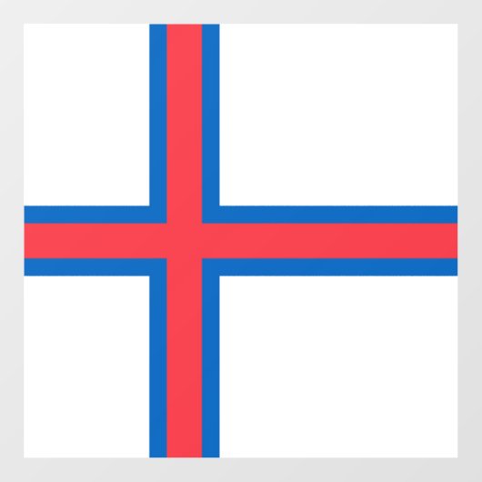 Faeröer Raamsticker (Vel)