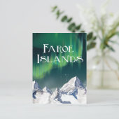 Faeröer Reizen Poster Briefkaart (Staand voorkant)