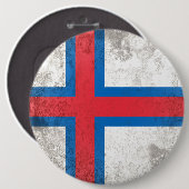 Faeröer Ronde Button 6,0 Cm (Voorkant /achterkant)