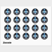 Faeröer Ronde Sticker (Vel)
