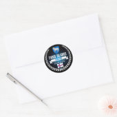Faeröer Ronde Sticker (Envelop)