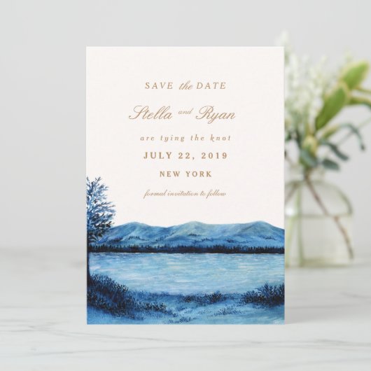 Faeröer / Sla de datumkaart op Save The Date (Staand voorkant)